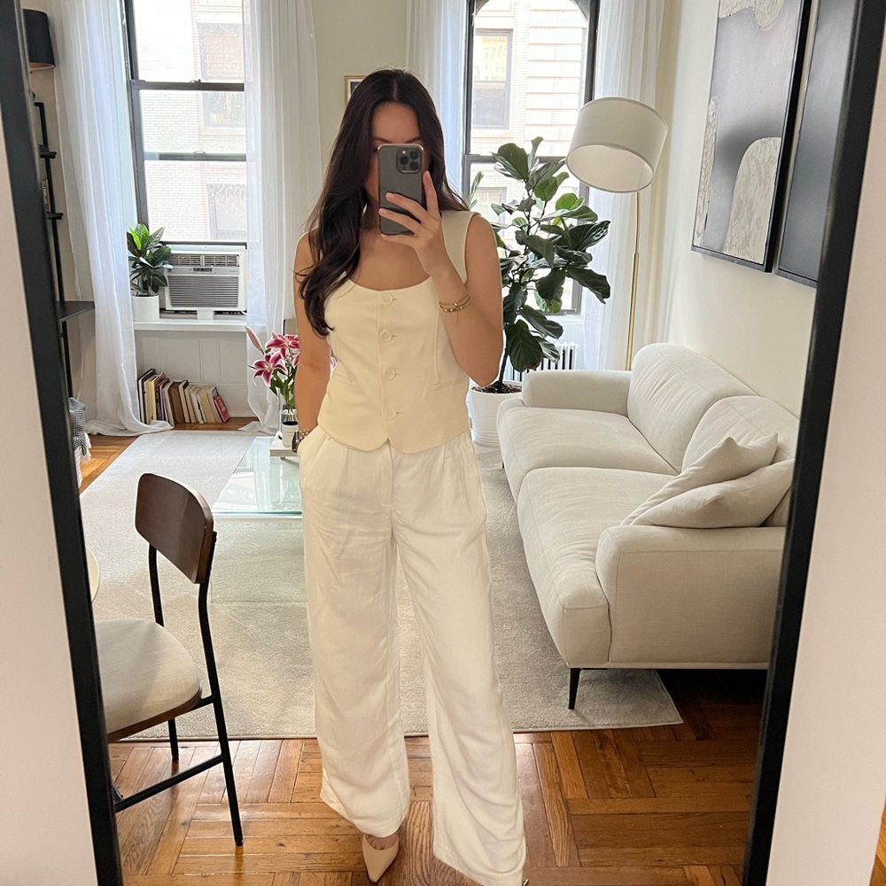 Cream Vest